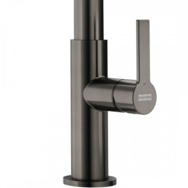 Смеситель для кухни Franke Maris Slim J Pull Down выдвижной излив PVD антрацит 120.0736.603