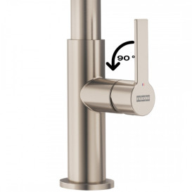 Смеситель для кухни Franke Maris Slim J Pull Down выдвижной излив нержавеющая сталь 120.0736.604