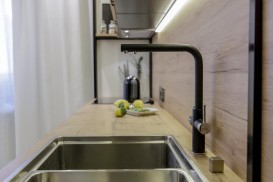 Змішувач для кухні Franke Neptune Clear Water Двохважеля для водопровідної і фільтрованої води латунь хром / онікс 115.0370.694