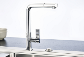 Змішувач для кухні Franke Neptune Evo змішувач з виносним зливом латунь хром 115.0373.943