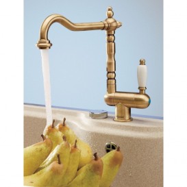 Смеситель для кухни Franke Old-England Bicomand однорычажный латунь бронза 0737292