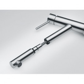 Змішувач для кухні Franke Orbit змішувач з виносним зливом нержавіюча сталь115.0569.461