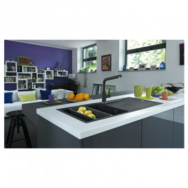 Смеситель для кухни Franke Urban с выдвигающейся лейкой оникс 115.0595.091