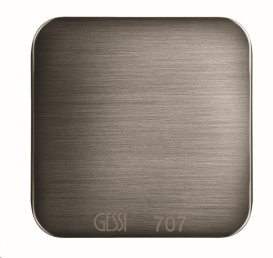 Смеситель для кухни Gessi 316 Flessa с выдвижной лейкой черный металл брашированный 60014#707