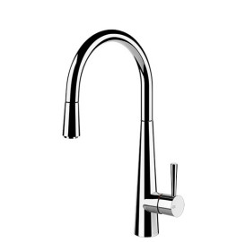 Змішувач для кухні Gessi Just з висувною лійкою хром 20577#031