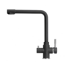 Змішувач для кухні Granado Badalona c підключенням до фільтру black shine gz0401