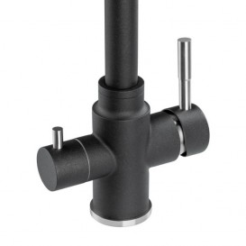 Змішувач для кухні Granado Badalona c підключенням до фільтру black shine gz0401