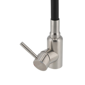 Змішувач для кухні Granado Burela одноважільний inox (black) gz1107L