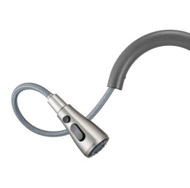 Змішувач для кухні Granado Campo Lux з висувним виливом grafito gz0509L