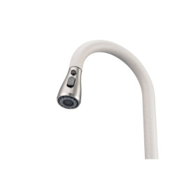 Змішувач для кухні Granado Campo Lux з висувним виливом gris gz0508L