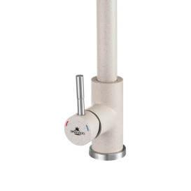 Змішувач для кухні Granado Campo Lux з висувним виливом gris gz0508L