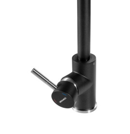 Змішувач для кухні Granado Elche Lux одноважільний black shine gz0101L