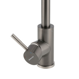 Змішувач для кухні Granado Elche Lux одноважільний PVD black gz0101LPVD