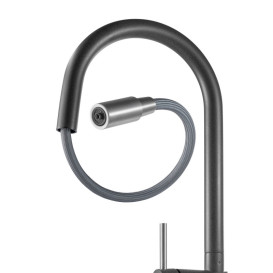 Смеситель для кухни Granado Ferrol под фильтр с выдвижным изливом grafito gz0709