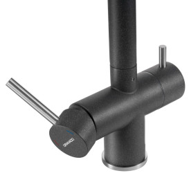 Смеситель для кухни Granado Ferrol под фильтр с выдвижным изливом grafito gz0709