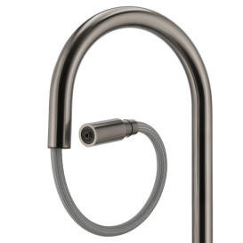 Смеситель для кухни Granado Ferrol под фильтр с выдвижным изливом PVD black gz0701PVD