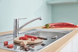 Змішувач для кухні Grohe BauEco одноважільний хром 31680000