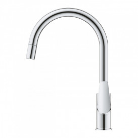 Смеситель для кухни Grohe BauEdge однорычажный с выдвижной лейкой хром 30536000