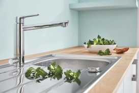 Змішувач для кухні Grohe BauEdge одноважільний хром 31696000