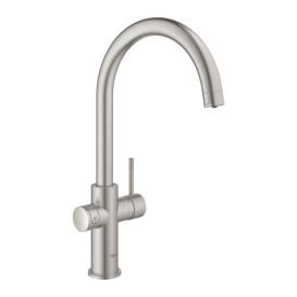 Змішувач для кухні Grohe Blue Home з функцією очищення води зі стартовим комплектом суперсталь 31455DC1