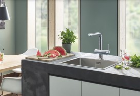 Змішувач для кухні Grohe Blue Minta Pure змішувач з функцією очищення води хром 30393000