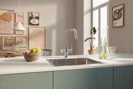 Смеситель для кухни Grohe Blue Pure Eurosmart с фильтром для воды однорычажный хром 30587000