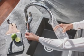 Змішувач для кухні Grohe Blue Pure Eurosmart з фільтром для води змішувач хром 30383000