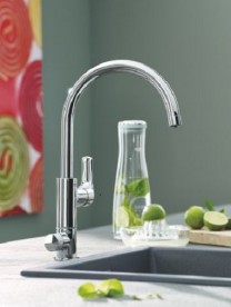 Змішувач для кухні Grohe Blue Pure Eurosmart з фільтром для води змішувач хром 30383000