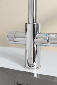 Смеситель для кухни Grohe Blue Pure Minta под фильтр с выдвижной лейкой хром 30590000