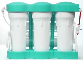 Смеситель для кухни Grohe Blue Pure Minta с фильтром обратного осмоса Ecosoft P'ure AquaCalcium Mint суперсталь MO67530601DC