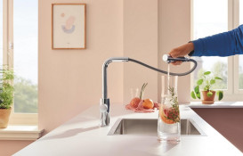 Змішувач для кухні Grohe Blue Pure Minta з фільтром зворотного осмосу Ecosoft Standard хром MO55030601