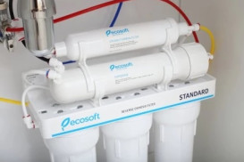 Змішувач для кухні Grohe Blue Pure Minta з фільтром зворотного осмосу Ecosoft Standard хром MO55030601