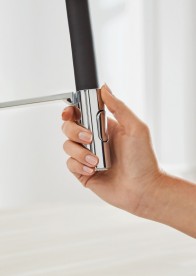 Смеситель для кухни Grohe Concetto однорычажный с профессиональной лейкой хром/черный 31491000
