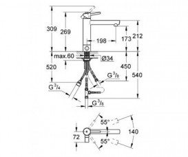 Змішувач для кухні Grohe Concetto змішувач хром 31209001