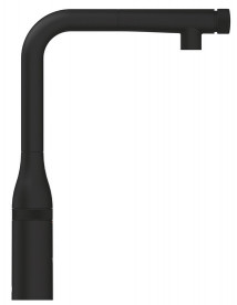 Смеситель для кухни Grohe Essence SmartControl с выдвижной лейкой фантомный черный 31928KF0