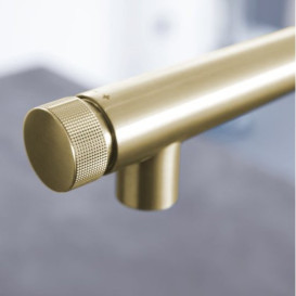 Змішувач для кухні Grohe Essence SmartControl з висувною лійкою холодний світанок матовий 31615GN0