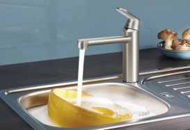 Смеситель для кухни Grohe Eurosmart Cosmopolitan однорычажный суперсталь 30193DC0