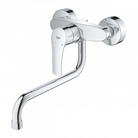 Смеситель для кухни Grohe Eurosmart настенный однорычажный хром 32224003
