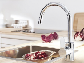 Смеситель для кухни Grohe Eurostyle Cosmopolitan однорычажный латунь хром 31126004