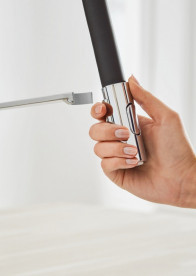 Змішувач для кухні Grohe Feel одноважільний з висувною лійкою хром 31489000