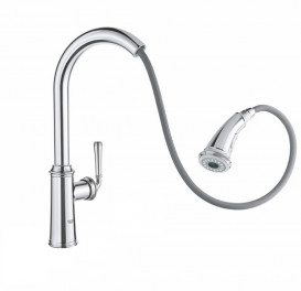 Смеситель для кухни Grohe Gloucester однорычажный с выдвижной лейкой хром 30422000