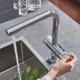 Змішувач для кухні Grohe Minta для подачі технічної і фільтрованої води хром 31721000