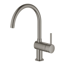 Смеситель для кухни Grohe Minta однорычажный графит темный матовый 32917AL0