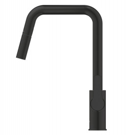 Смеситель для кухни Grohe QuickFix Start с выдвижной лейкой черный матовый 306312430