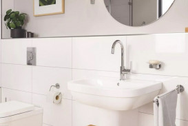 Змішувач для раковини Grohe QuickFix Start одноважільний з донним клапаном хром 24203002