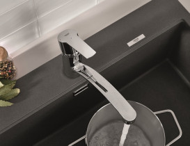 Змішувач для кухні Grohe QuickFix Start одноважільний хром 31138002