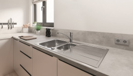 Змішувач для кухні Grohe QuickFix Start одноважільний хром 31138002