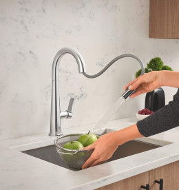 Смеситель для кухни Grohe Veletto с выдвижной лейкой хром 30419000