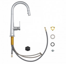 Смеситель для кухни Grohe Veletto с выдвижной лейкой хром 30419000