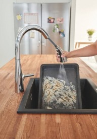 Смеситель для кухни Grohe Zedra однорычажный с выдвижной лейкой хром 32294002